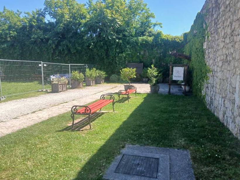 Fortress garden — Benches in the shade of the wall, Banja Luka