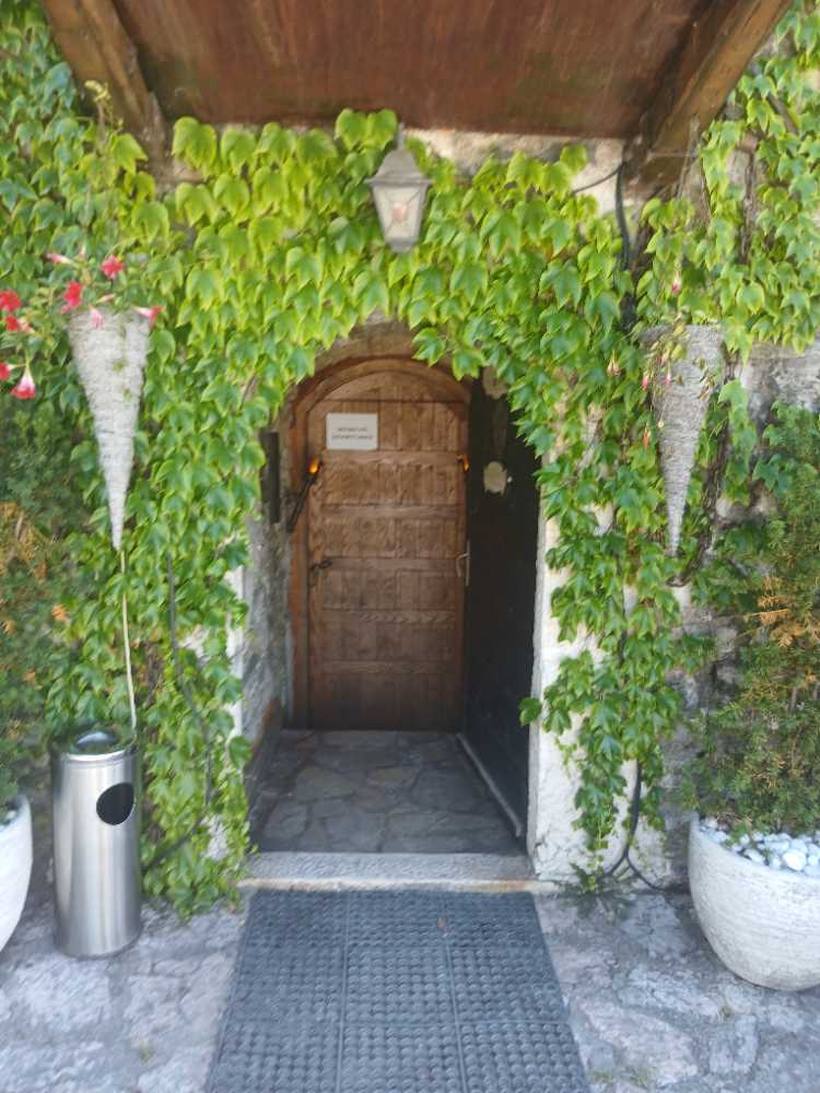 Ivy doorway — The way in to the fortress restaurant, Banja Luka