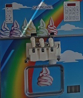 Carpigiani soft-serve ice cream machine in Banja Luka — fresh swirls made to order