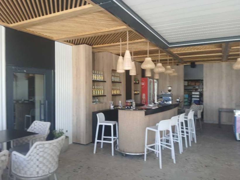 Modern cafe — New-build coffee bar in the centre, Banja Luka